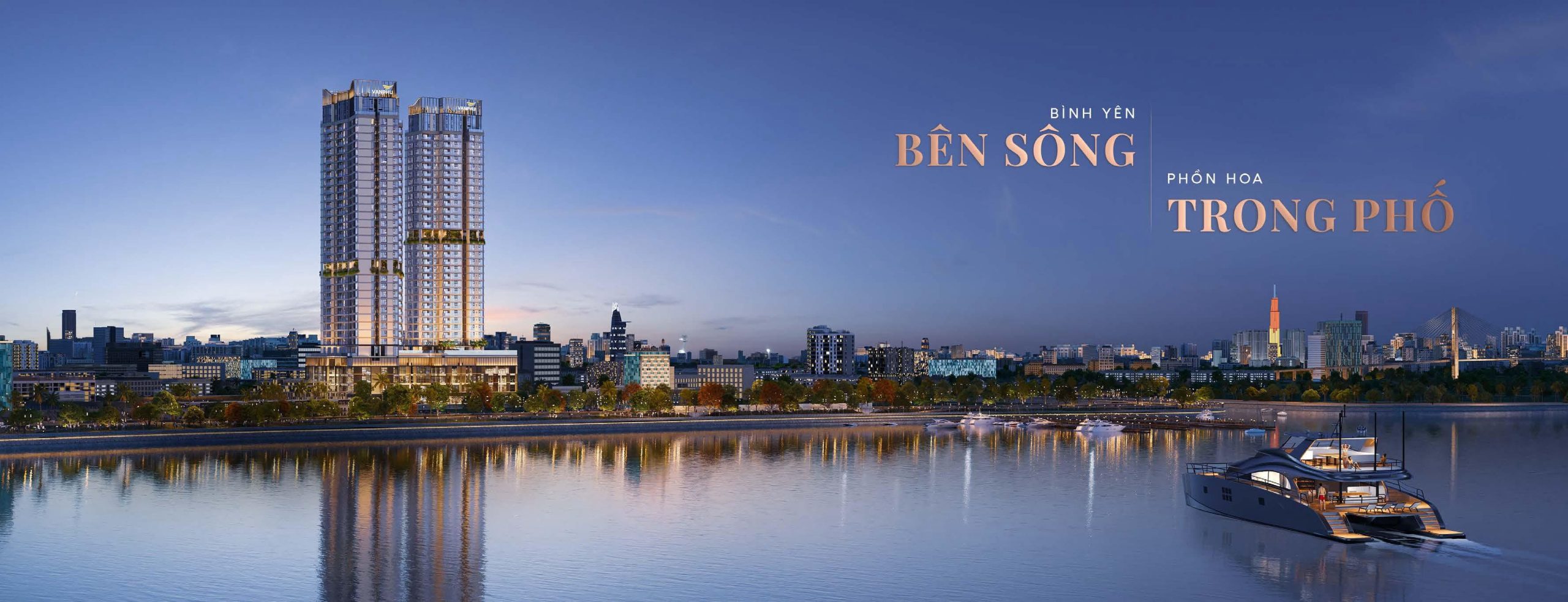 Vlasta Premier bên sông về đêm