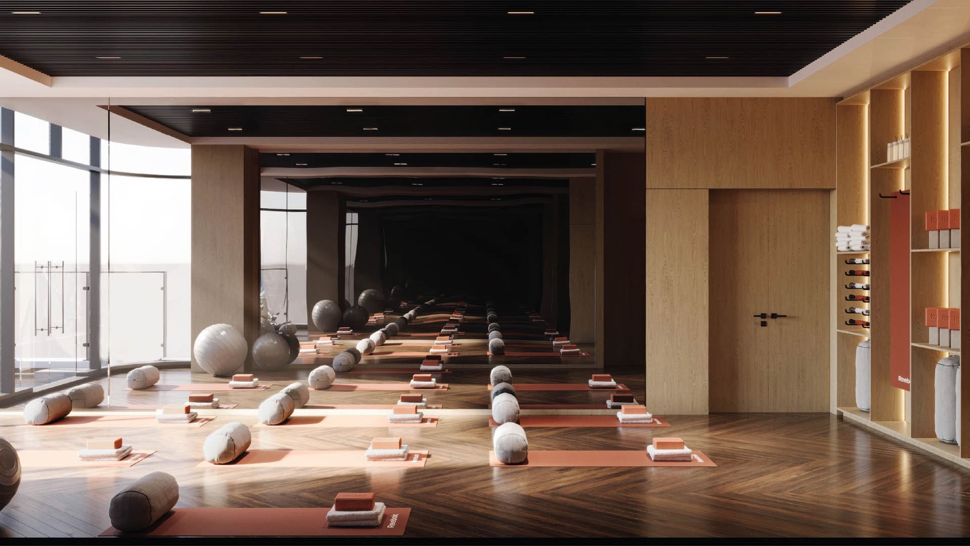 Phòng tập yoga trong dự án Vlasta Premier